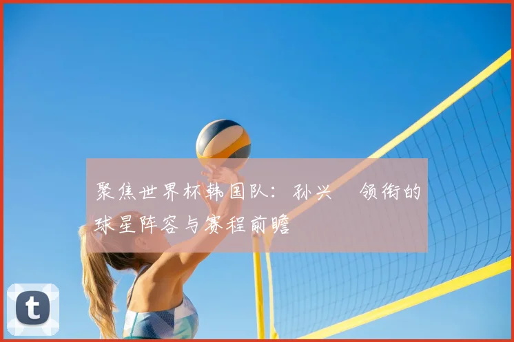 聚焦世界杯韩国队：孙兴慜领衔的球星阵容与赛程前瞻